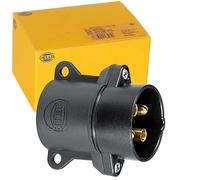 HELLA 8Ja 001 920-011 Fiche - 24V - 4Pôle - Fiche: Type De Vis - Noir
