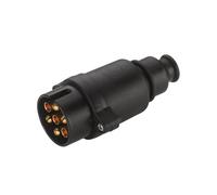 HELLA Fiche - 12V - 7pôle - Fiche: Type de vis - Longueur: 95mm - noir - DIN/ISO: 1724 N-Typ - Blister - Quantité: 1 - 8JA 001 930-001