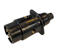 HELLA 8JA 001 930-003 Fiche - 12V - 7pôle - Fiche: Type de vis - noir