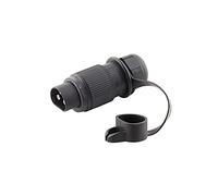 HELLA 8JA 002 263-011 Fiche - 3pôle - Fiche: Fiche plate - noir