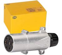 HELLA 8Ja 003 831-001 Fiche - 24V - 7Pôle - Fiche: Type De Vis - Métal - Din/Iso: 1185