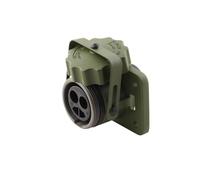 HELLA 8Jb 001 935-031 Prise - Fiche: Contact Crimp/Contact Mâle À Souder - Aluminium - Vert Olive