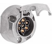 HELLA 8JB 001 941-001 Prise - 12V - 7 pôles - bronze à l'étain - boîtier métallique - DIN/ISO : 1724