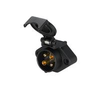 HELLA Prise - 4pôle - Raccord fileté - Fiche: Type de vis - noir - DIN/ISO: 72575 - Quantité: 1 - 8JB 001 944-011