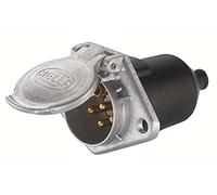 Hella Prise 8JB 003 834-001 – 24V 7 pôles – Métal, fiche à vis – DIN/ISO 3731