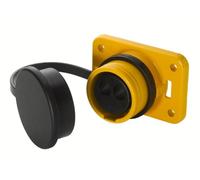 HELLA 8Jb 010 806-001 Prise - 2Pôle - Fiche: Contact Crimp - Jaune