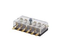 HELLA 8JD 002 291-141 Boîte à fusibles - 6pôle - 8A - limpide - Fiche: Fiche plate