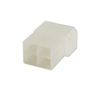 HELLA 8JD 008 152-041 Boîtier de connecteur - 4pôle - Fiche: Fiche plate