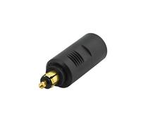 Hella Adaptateur de prise 8KA 007 589-131 – 24V 1‑pôle 93 mm plastique noir DIN/ISO 4165 SAE