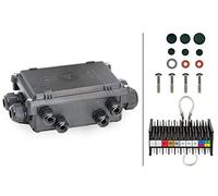 HELLA 8Kv 177 785-007 Boîte Pour Connexions De Câbles - Raccord Plat 6.3Mm - 12Pôle - Nombre De Connexions: 76