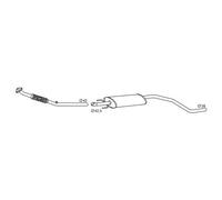 HELLA 8Lb 366 021-201 Silencieux Avant - Easy2Fit® Kit - Avant - À Trois Pièces - Kit Avec Pièces D'Assemblage