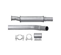HELLA 8LB 366 022-411 Silencieux avant-silencieux - Easy2Fit Kit - Avant - 2 pièces - Kit avec pièces de montage