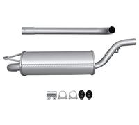 HELLA 8LC 366 024-081 Silencieux central - Easy2Fit® Kit - centre - une piece - Kit avec pièces d'assemblage