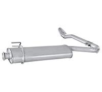 HELLA 8LD 366 033-971 Silencieux arrière - Easy2Fit® Kit - arrière - à deux pièces - Kit avec pièces d'assemblage