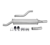 HELLA 8LD 366 035-201 Silencieux arrière - Easy2Fit® Kit - arrière - à deux pièces - Kit avec pièces d'assemblage