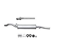 HELLA 8LD 366 036-171 Silencieux arrière - Easy2Fit® Kit - arrière - à deux pièces - Kit avec pièces d'assemblage