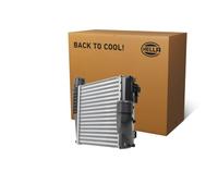 HELLA 8ML 366 340-721 Intercooler, échangeur - Grille de radiateur soudée | Aluminium/Matière plastique