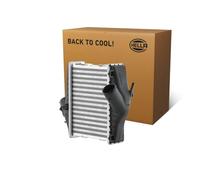 HELLA 8ML 366 470-791 Intercooler, échangeur - Grille de radiateur soudée - Aluminium/Matière plastique