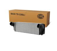 HELLA 8ML 366 470-821 Intercooler, échangeur - Grille de radiateur soudée