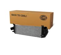 HELLA 8ML 366 470-851 Intercooler, échangeur - Grille de radiateur soudée