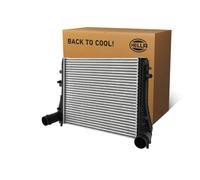 HELLA 8ML 366 470-861 Intercooler, échangeur - Grille de radiateur soudée