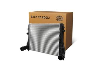 HELLA 8ML 366 470-861 Intercooler, échangeur - Grille de radiateur soudée