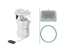 HELLA 8Tf 358 106-861 Unité D'Injection De Carburant - Électrique - 4Pôle - Avec Joint D'Étanchéite/Avec Palpeur De Carburant