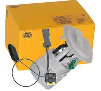 Hella Pompe à essence 8TF 358 106-921 - électrique 4 pôles, joint, palpeur, adaptateur véhicule