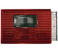 HELLA 9EL 964 541-021 Feu arrière - Illumination - gris fumée/rouge - Partie intérieure - pour p.e. VW Sharan (7M8, 7M9, 7M6) - ECE - gauche