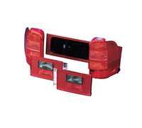 HELLA 9El 964 542-021 Feu Arrière - Illumination - Gris Fumée/Rouge - Partie Intérieure - Ece - Droite