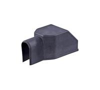 HELLA 9GH 707 921-072 Cache de cosse de batterie Sortie au milieu noir