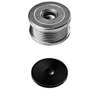 HELLA 9XU 358 038-051 Poulie roue libre, alternateur - Filetage: M17x1,5 - Nombre de gorges: 6 - avec cache