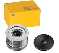 HELLA 9XU 358 038-171 Poulie roue libre, alternateur - Filetage: M16x1,5 - Nombre de gorges: 6 - avec cache