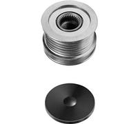 HELLA 9XU 358 038-171 Poulie roue libre, alternateur - Filetage: M16x1,5 - Nombre de gorges: 6 - avec cache