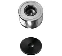 Hella Poulie roue libre d'alternateur 9XU 358 038-211 Filetage M16x1,5 6 gorges avec cache