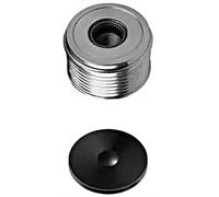 HELLA 9XU 358 038-281 Poulie roue libre, alternateur - Filetage: M16x1,5 - Nombre de gorges: 7 - avec cache