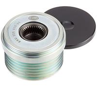 HELLA 9XU 358 038-311 Poulie roue libre, alternateur - Filetage: M16x1,5 - Nombre de gorges: 6 - avec cache