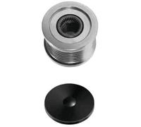 HELLA 9XU 358 038-511 Poulie roue libre, alternateur - Filetage: M16x1,5 - Nombre de gorges: 7 - avec cache