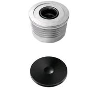 HELLA 9XU 358 038-581 Poulie roue libre, alternateur - Filetage: M16x1,5 - Nombre de gorges: 5 - avec cache