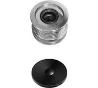 HELLA 9XU 358 038-611 Poulie roue libre, alternateur - Filetage: M16x1,5 - Nombre de gorges: 6 - avec cache