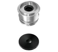 HELLA 9XU 358 038-731 Poulie roue libre, alternateur - Filetage: M14x1,5 - Nombre de gorges: 6 - avec cache