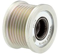 HELLA 9XU 358 038-741 Poulie roue libre, alternateur - Filetage: M16x1,5 - Nombre de gorges: 7 - avec cache