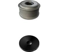 HELLA 9XU 358 038-821 Poulie roue libre, alternateur - Filetage: M17x1,5 - Nombre de gorges: 6 - avec cache