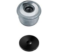 HELLA 9XU 358 038-891 Poulie roue libre, alternateur - Filetage: M16x1,5 - Nombre de gorges: 6 - avec cache