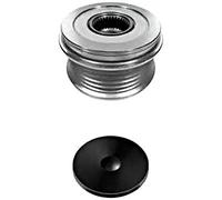 HELLA 9XU 358 038-931 Poulie roue libre, alternateur - Filetage: M16x1,5 - Nombre de gorges: 5 - avec cache