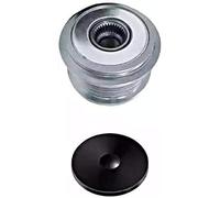 HELLA 9XU 358 039-041 Poulie roue libre, alternateur - Filetage: M14x1,5 - Nombre de gorges: 7 - avec cache