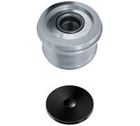 HELLA 9XU 358 039-051 Poulie roue libre, alternateur - Filetage: M17x1,5 - Nombre de gorges: 5 - avec cache