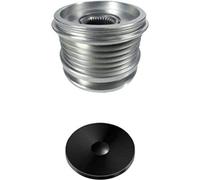 HELLA 9XU 358 039-201 Poulie roue libre, alternateur - Filetage: M16x1,5 | Nombre de gorges: 5 - avec cache