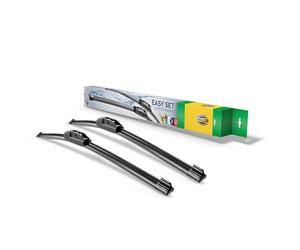 Hella 9XW 358 164-251 Easy Set Upgrade Balai d'Essuie-Glace - Setup5548 - Balai d'Essuie-Glace Plat - pour Véhicules avec Direction à Gauche - avant - Kit