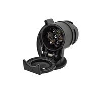 HELLA Adaptateur, prise - 12V - de 13 pôles à 7 pôles - Longueur: 57mm - Matière plastique - noir - DIN/ISO: 11446 N-Typ/1724 N-Typ - Quantité: 1 - 8JA 008 969-001